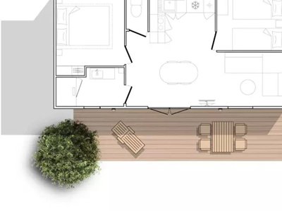 mobil-home - Le Bois De La Gachère photo 4