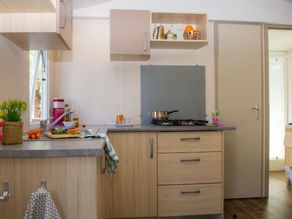 Cliquez pour découvrir toutes les photos de l'HÉBERGEMENT ! mobil-home - établissement Lou Pignada photo 2