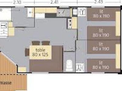 Cliquez pour découvrir toutes les photos de l'HÉBERGEMENT ! mobil-home - Le Paradis photo 6