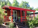 Cliquez pour découvrir toutes les photos de l'HÉBERGEMENT ! chalet - camping Flower La Rochelambert photo 9