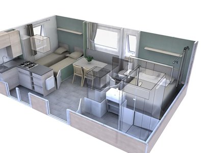 Cliquez pour découvrir toutes les photos de l'HÉBERGEMENT ! mobil-home - De La Claysse photo 9
