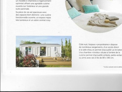 Cliquez pour découvrir toutes les photos de l'HÉBERGEMENT ! mobil-home - La Tuilerie photo 2