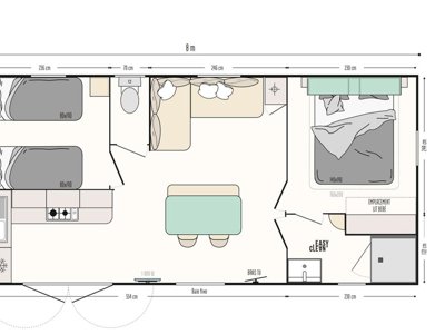 Cliquez pour découvrir toutes les photos de l'HÉBERGEMENT ! mobil-home - La Tuilerie photo 3