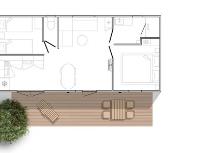 Cliquez pour découvrir toutes les photos de l'HÉBERGEMENT ! mobil-home - Mas Patoxas photo 5