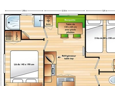 mobil-home -  Les Îles photo 6