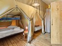 tente en toile et bois - camping Le Damier photo 9