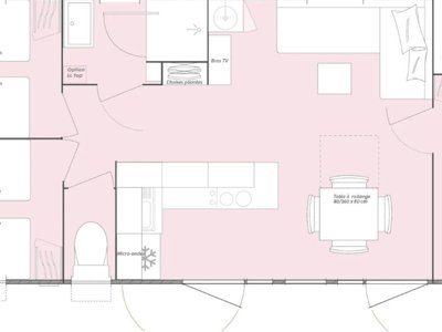 Cliquez pour découvrir toutes les photos de l'HÉBERGEMENT ! mobil-home - Noix De Pecan'y photo 10
