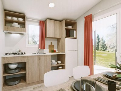 Cliquez pour découvrir toutes les photos de l'HÉBERGEMENT ! mobil-home - Portes D'Ariège photo 2