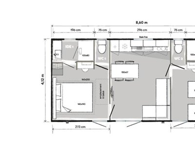 Cliquez pour découvrir toutes les photos de l'HÉBERGEMENT ! mobil-home - Le Moulin photo 4