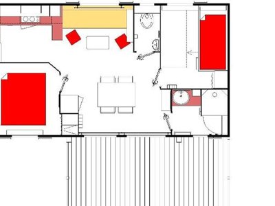 Cliquez pour découvrir toutes les photos de l'HÉBERGEMENT ! mobil-home - Le Moulin photo 5