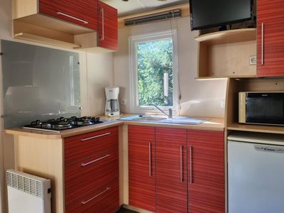 Cliquez pour découvrir toutes les photos de l'HÉBERGEMENT ! mobil-home - Le Moulin photo 2