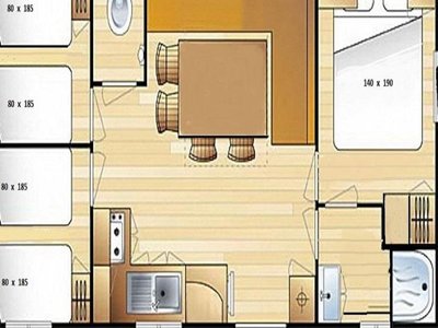 Cliquez pour découvrir toutes les photos de l'HÉBERGEMENT ! mobil-home - Le Picouty photo 7