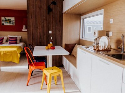 Cliquez pour découvrir toutes les photos de l'HÉBERGEMENT ! mobil-home - Liberté Landrellec photo 3