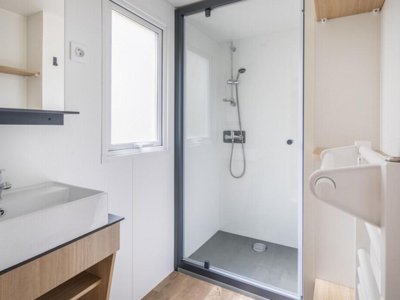Cliquez pour découvrir toutes les photos de l'HÉBERGEMENT ! mobil-home - Paradis - La Baie De Ploemeur photo 3