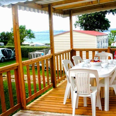 Cliquez pour découvrir toutes les photos de l'HÉBERGEMENT ! mobil-home - Pors Ar Vag photo 2