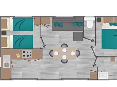 Cliquez pour découvrir toutes les photos de l'HÉBERGEMENT ! mobil-home - Trezmalaouen photo 7