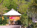 tente en toile et bois - camping Les Cigales photo 2