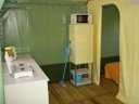 tente en toile et bois - camping Les Cigales photo 4