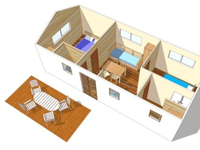 Cliquez pour découvrir toutes les photos de l'HÉBERGEMENT ! mobil-home - Les Terrasses Du Lac photo 9