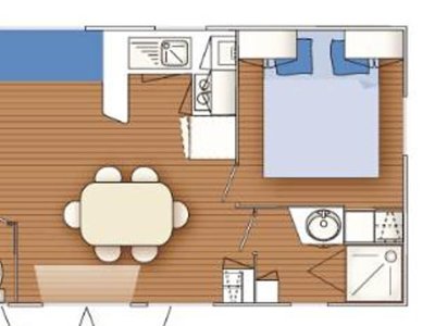 Cliquez pour découvrir toutes les photos de l'HÉBERGEMENT ! mobil-home - Entre Terre Et Mer photo 5
