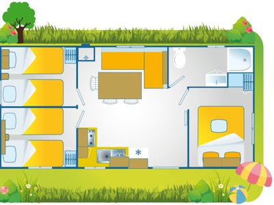 Cliquez pour découvrir toutes les photos de l'HÉBERGEMENT ! mobil-home - Bijela Uvala photo 9