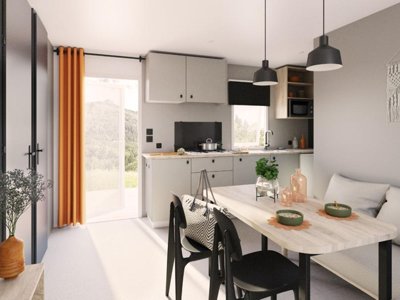 Cliquez pour découvrir toutes les photos de l'HÉBERGEMENT ! mobil-home - Flower La Grande Plage photo 3