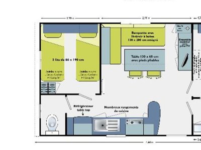 mobil-home - Flower La Grande Plage photo 2