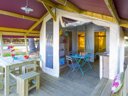 tente en toile et bois - camping Flower La Grande Plage photo 2
