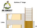 Cliquez pour découvrir toutes les photos de l'HÉBERGEMENT ! bungalow - camping Flower La Grande Plage photo 2