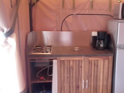 Cliquez pour découvrir toutes les photos de l'HÉBERGEMENT ! bungalow toilé - Benista photo 4