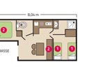Cliquez pour découvrir toutes les photos de l'HÉBERGEMENT ! mobil-home - camping La Corniche photo 2