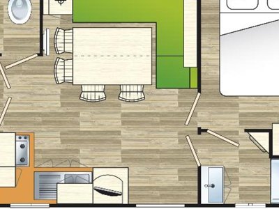 Cliquez pour découvrir toutes les photos de l'HÉBERGEMENT ! mobil-home - Des Pêcheurs photo 8