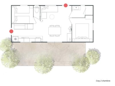 Cliquez pour découvrir toutes les photos de l'HÉBERGEMENT ! mobil-home - Eleovic photo 7
