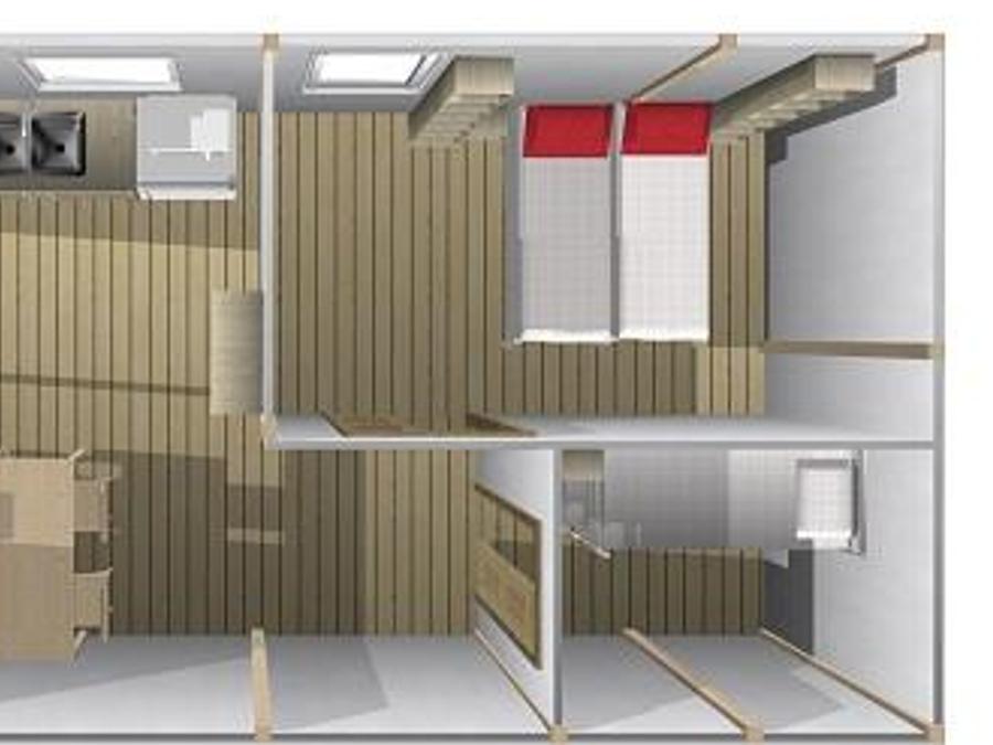 Cliquez pour découvrir toutes les photos de l'HÉBERGEMENT ! tente toile et bois - établissement Eleovic photo 5