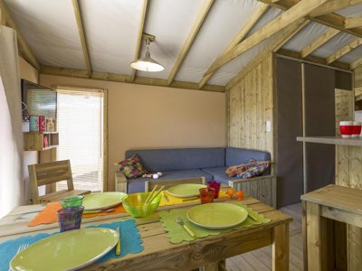 tente en toile et bois - Flower Le Bois D'Amour photo 3