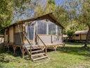 Cliquez pour découvrir toutes les photos de l'HÉBERGEMENT ! tente en toile et bois - camping Les Prés Du Verdon photo 2