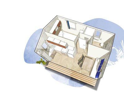 Cliquez pour découvrir toutes les photos de l'HÉBERGEMENT ! mobil-home - Les Peupliers photo 3