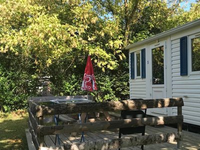 Cliquez pour découvrir toutes les photos de l'HÉBERGEMENT ! mobil-home - La Bernede photo 2