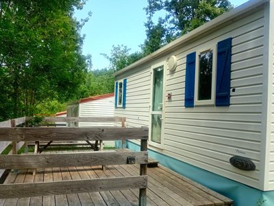 Cliquez pour découvrir toutes les photos de l'HÉBERGEMENT ! mobil-home - La Bernede photo 4