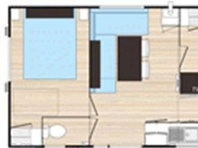 Cliquez pour découvrir toutes les photos de l'HÉBERGEMENT ! mobil-home - Domaine Du Lac De Néguenou photo 9