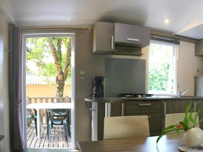 Cliquez pour découvrir toutes les photos de l'HÉBERGEMENT ! mobil-home - Ushuaïa Village Les Cruses photo 2