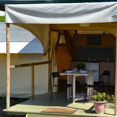 tente en toile et bois - Principina photo 2