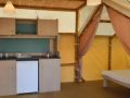 tente en toile et bois - camping Principina photo 4