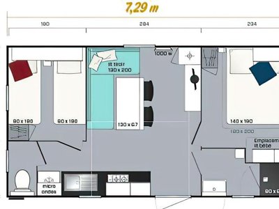 Cliquez pour découvrir toutes les photos de l'HÉBERGEMENT ! mobil-home - Le Cézanne photo 4