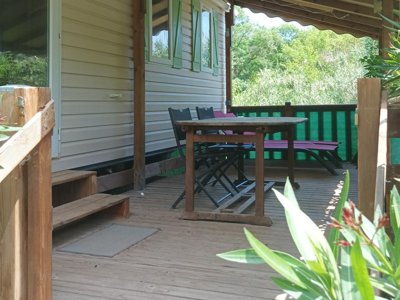 Cliquez pour découvrir toutes les photos de l'HÉBERGEMENT ! mobil-home - Flower Moulin Des Iscles photo 3