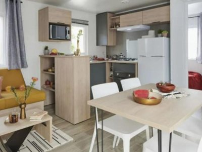 Cliquez pour découvrir toutes les photos de l'HÉBERGEMENT ! mobil-home - Le Rivage photo 2