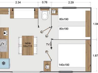 mobil-home - Le Rivage photo 7
