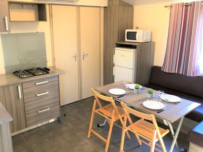 Cliquez pour découvrir toutes les photos de l'HÉBERGEMENT ! mobil-home - La Plaine photo 2