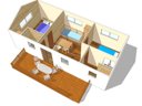 Cliquez pour découvrir toutes les photos de l'HÉBERGEMENT ! mobil-home - établissement Rosapineta Village photo 8