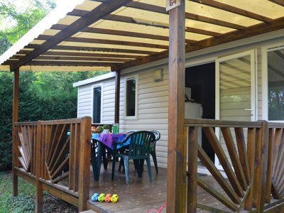 Cliquez pour découvrir toutes les photos de l'HÉBERGEMENT ! mobil-home - Flower Les Mijeannes photo 2
